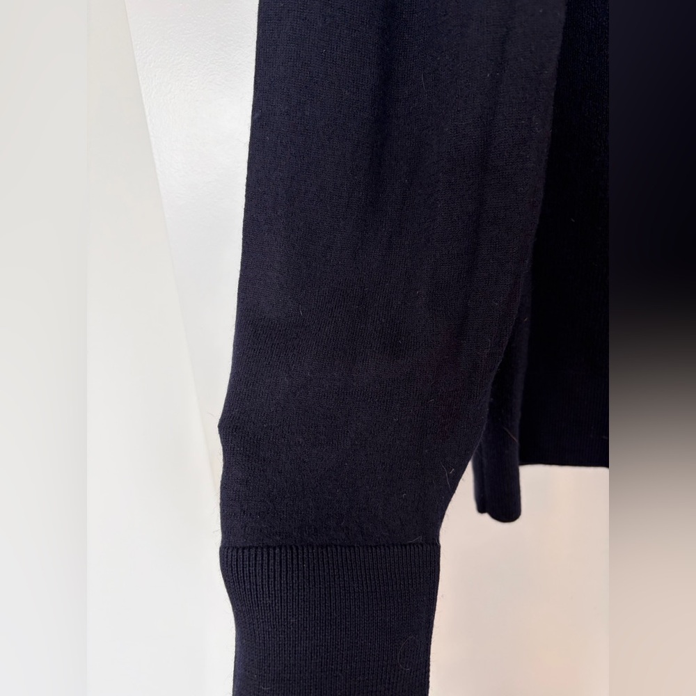 BOSS Men’s Wool-Cotton Full-Zip Knit Sweater Size L - Picture 3 of 6